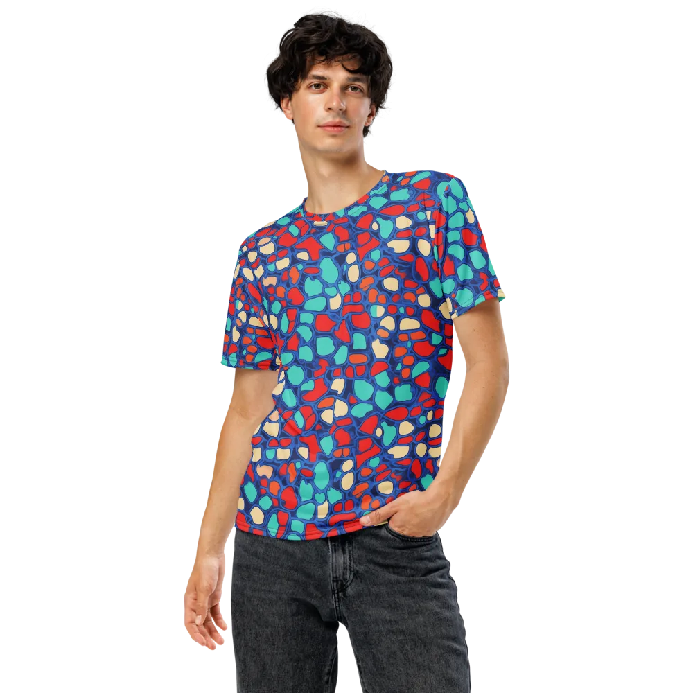 Harbor Shards on Men's Crew Neck T-Shirt — Front