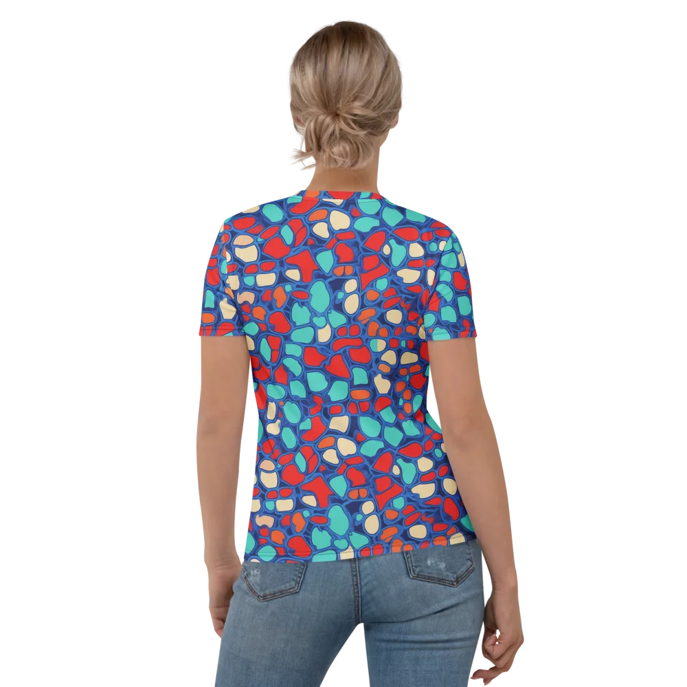 Harbor Shards on Women's Crew Neck T-Shirt — Back