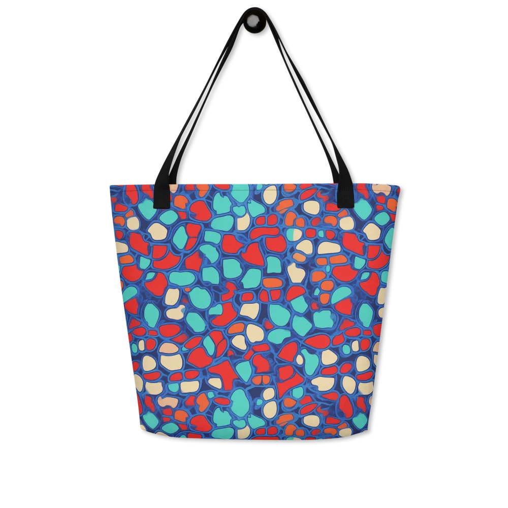 Harbor Shards on Large Tote Bag W/ Pocket — Front