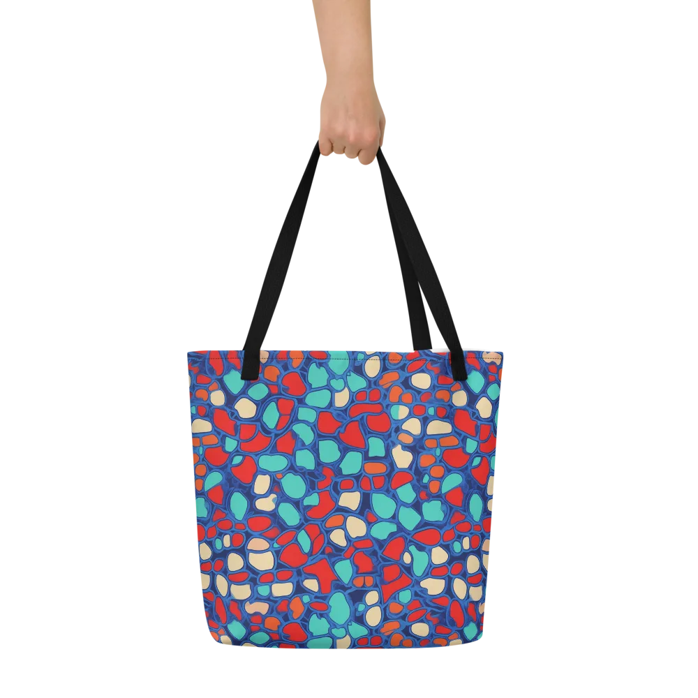 Harbor Shards on Large Tote Bag W/ Pocket — Front