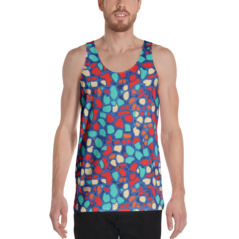 Harbor Shards on Men's Tank Top — Front