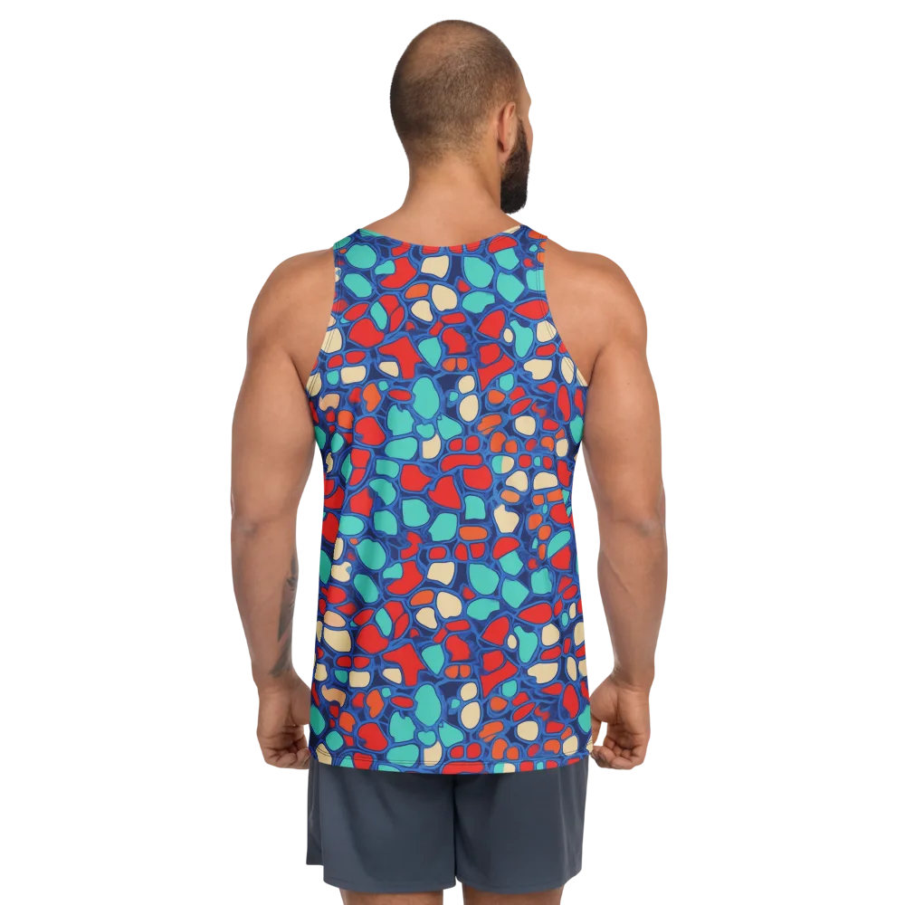Harbor Shards on Men's Tank Top — Back