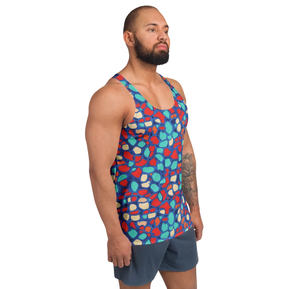 Harbor Shards on Men's Tank Top — Right Front