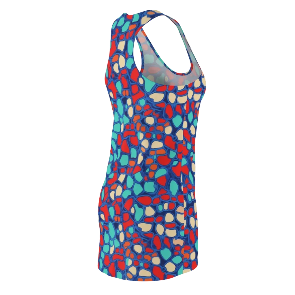 Harbor Shards on Racerback Dress — Back Side