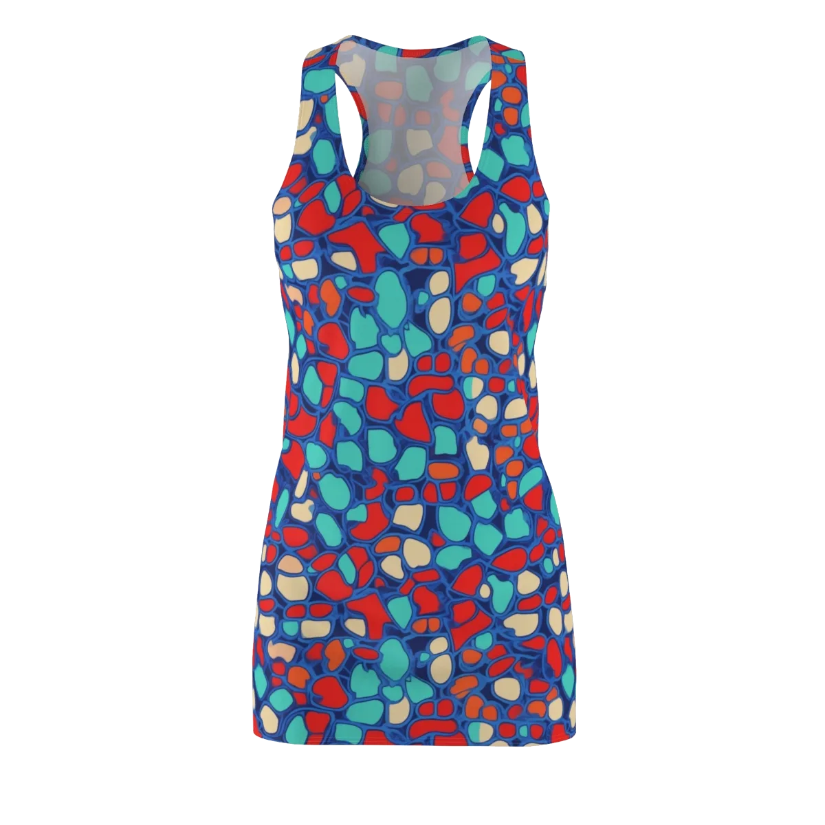 Harbor Shards on Racerback Dress — Front