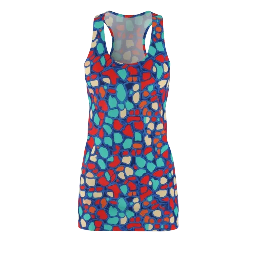 Harbor Shards on a Racerback Dress