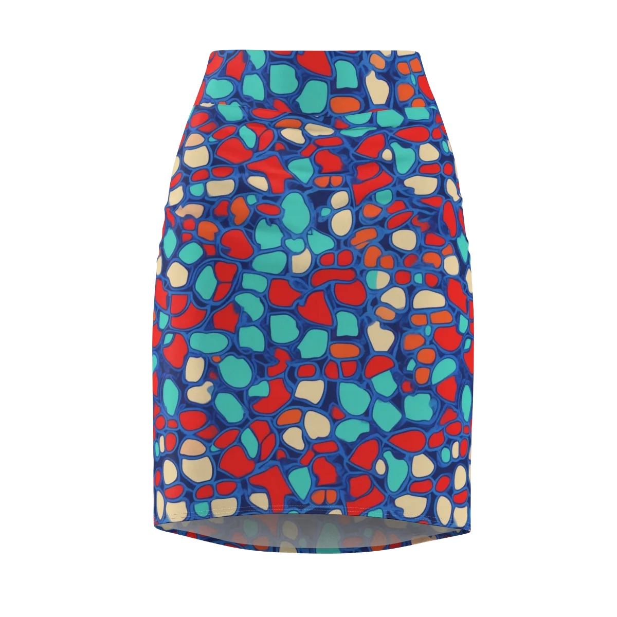 Harbor Shards on Pencil Skirt — Front