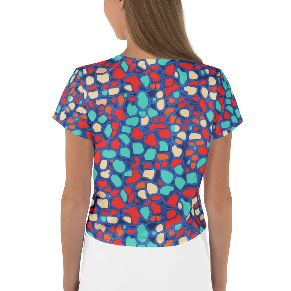 Harbor Shards on Crop Tee — Back