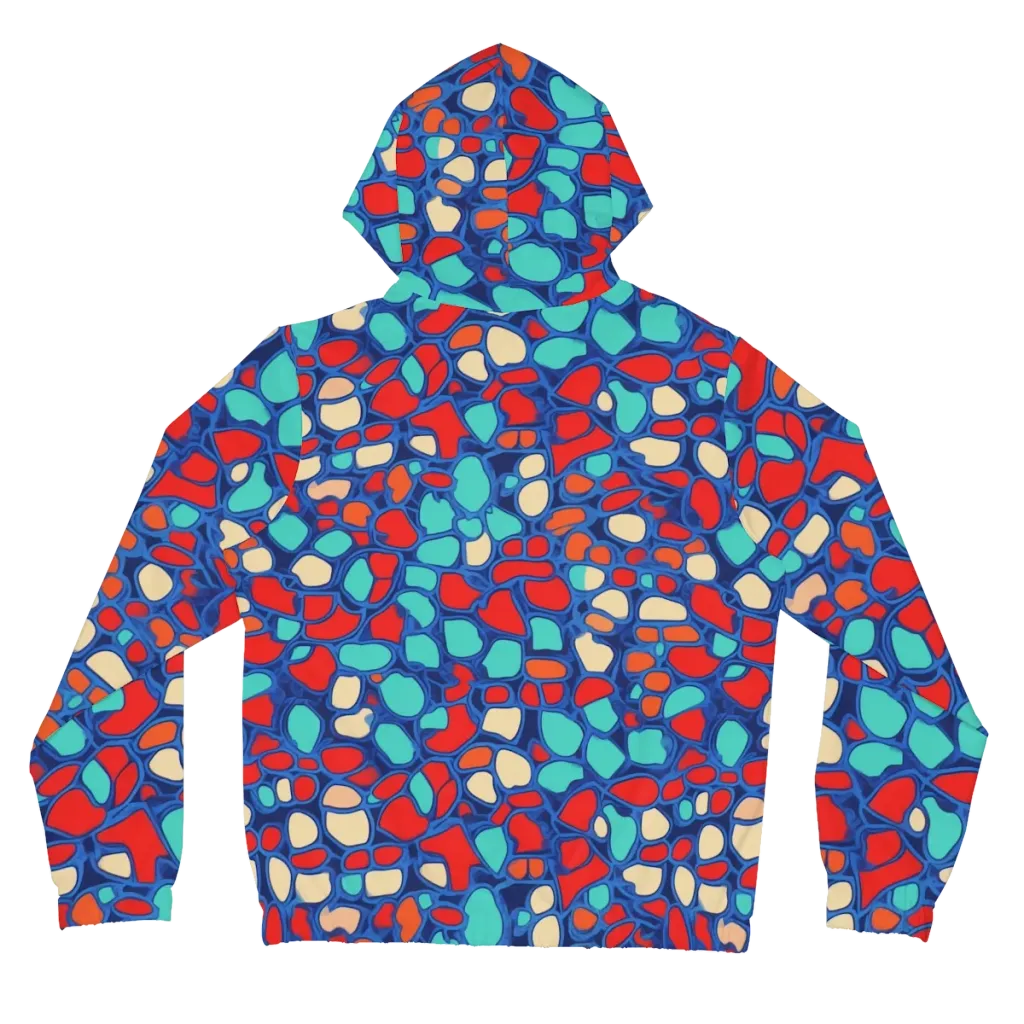 Harbor Shards on Women's Full-Zip Hoodie — Back