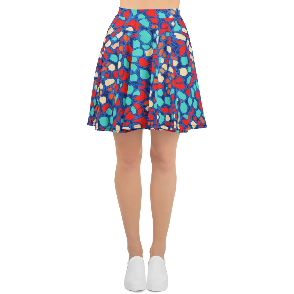 Harbor Shards on Skater Skirt — Front