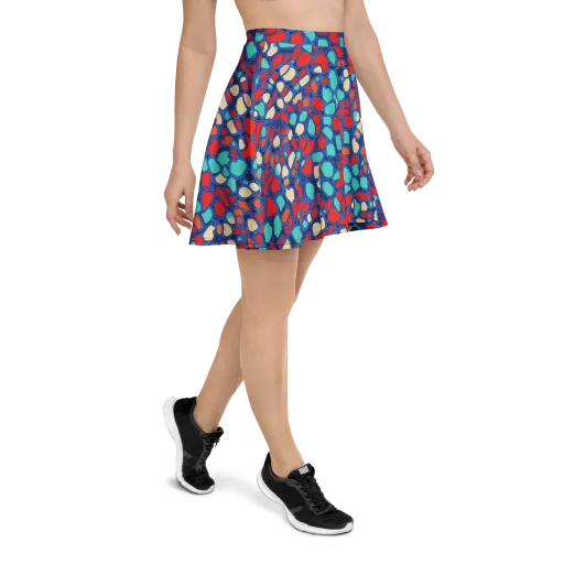 Harbor Shards on a Skater Skirt
