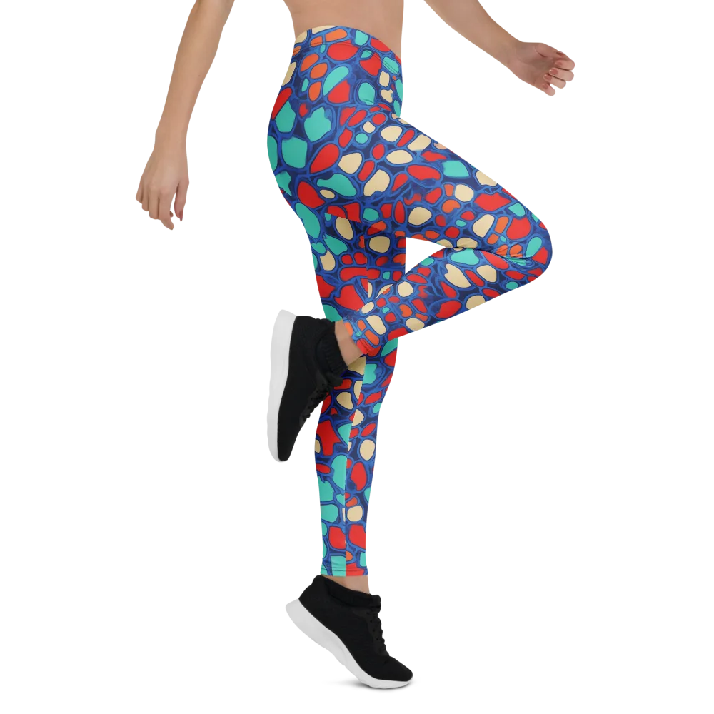 Harbor Shards on Leggings — Right