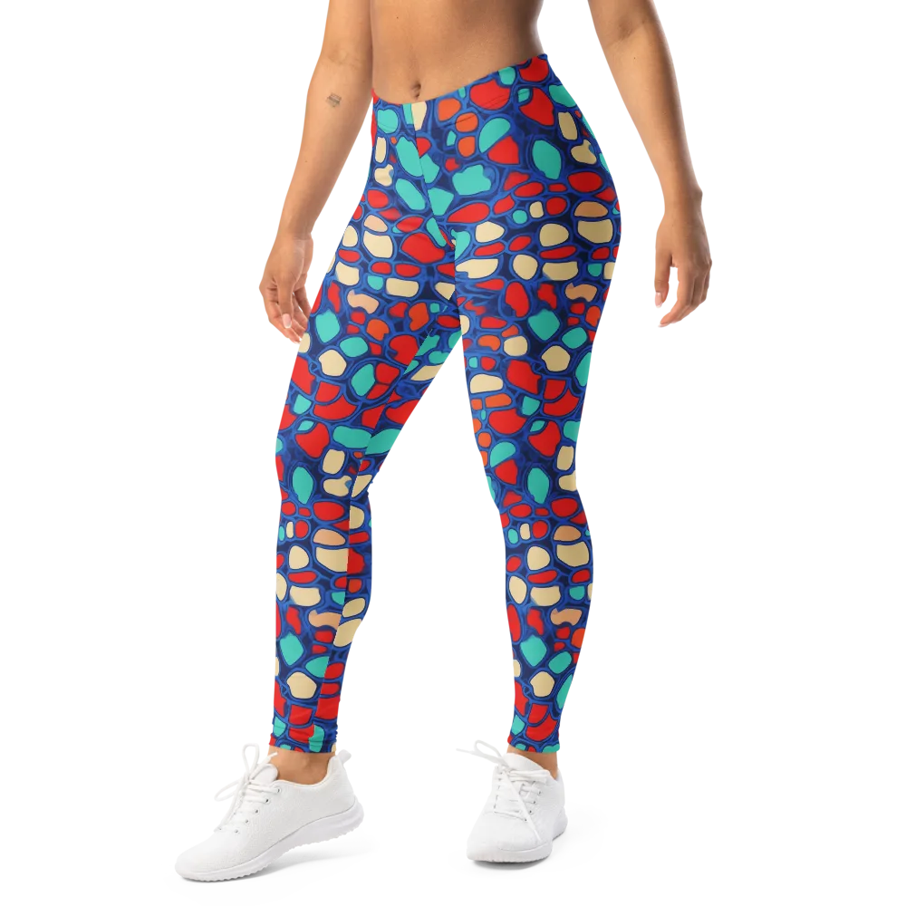 Harbor Shards on Leggings — Left Front