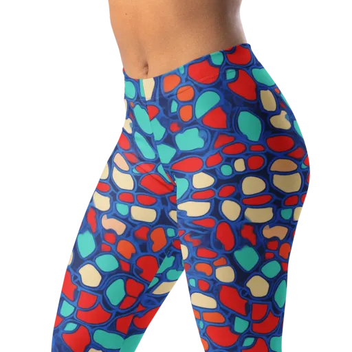 Harbor Shards on a Leggings