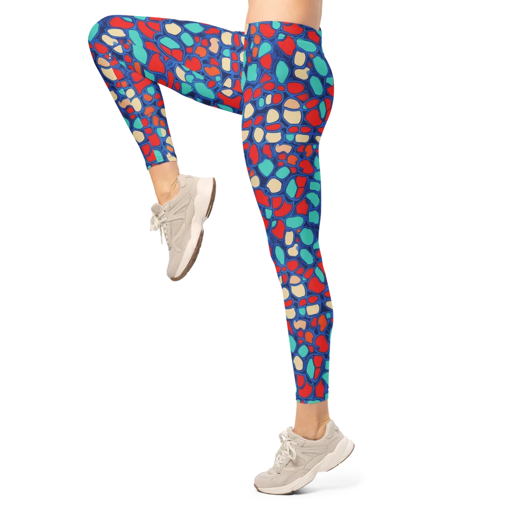 Harbor Shards on Leggings — Left