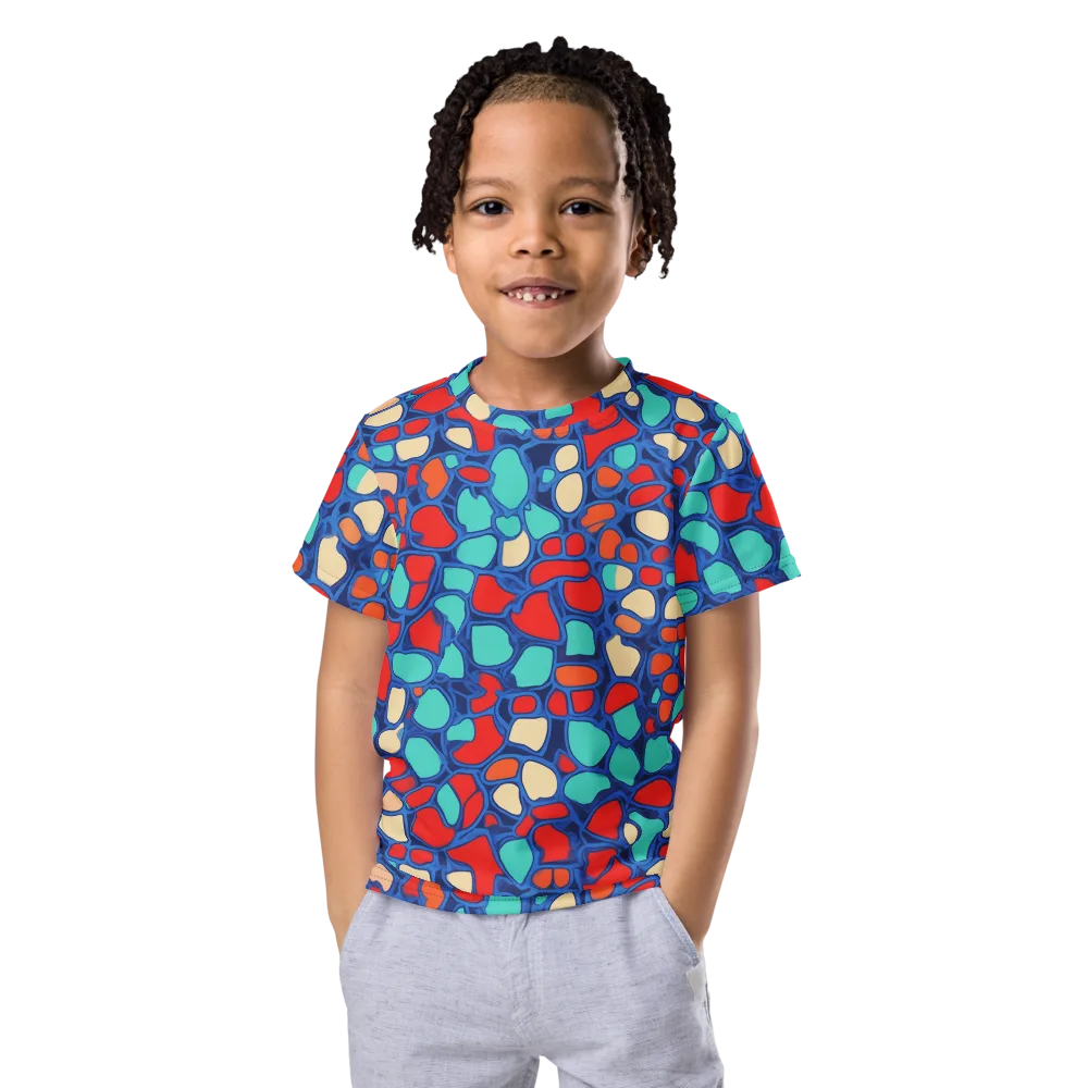 Harbor Shards on Kids Crew Neck T-Shirt — Front