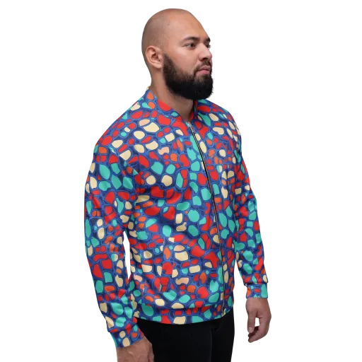 Harbor Shards on a Bomber Jacket