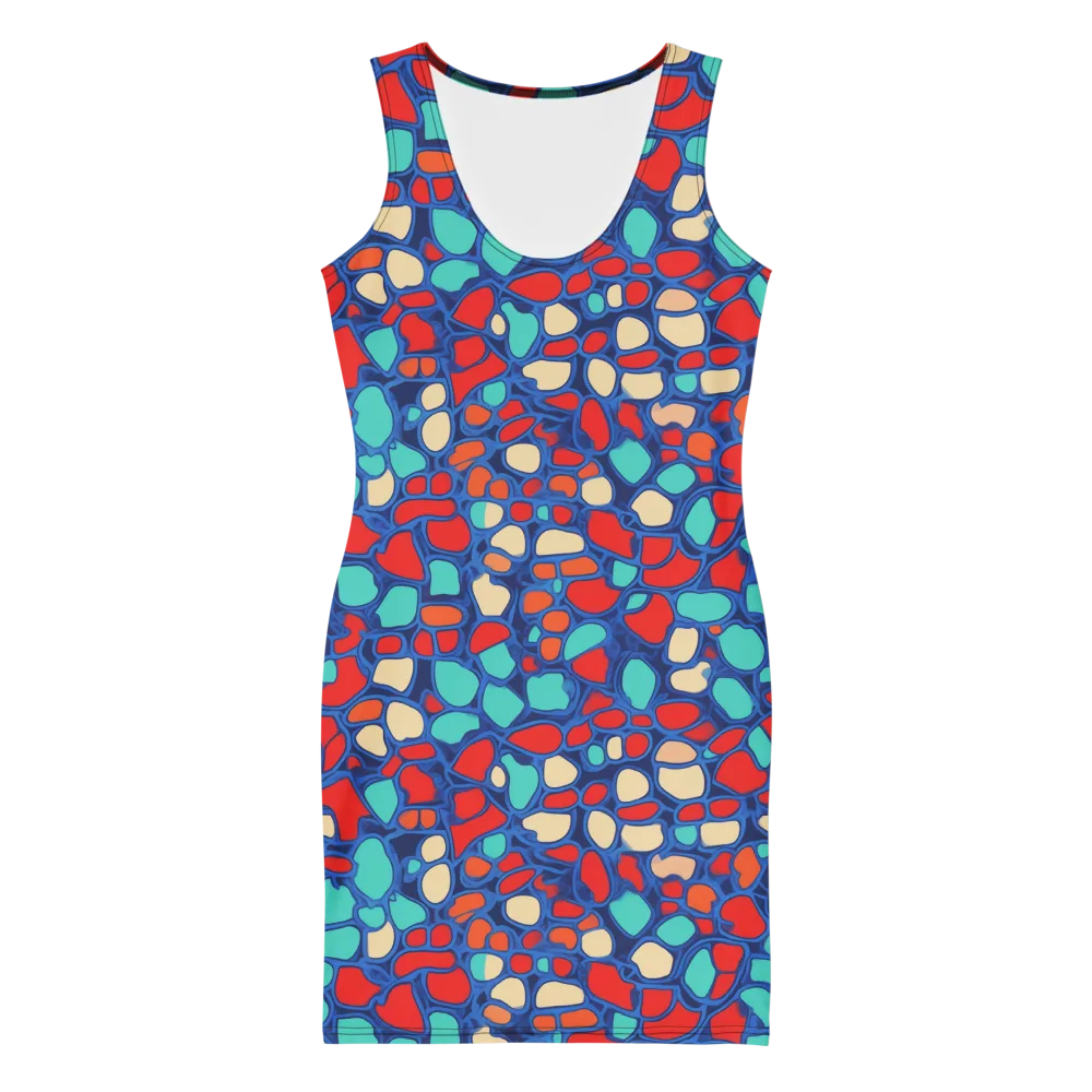 Harbor Shards on Bodycon Dress — Front