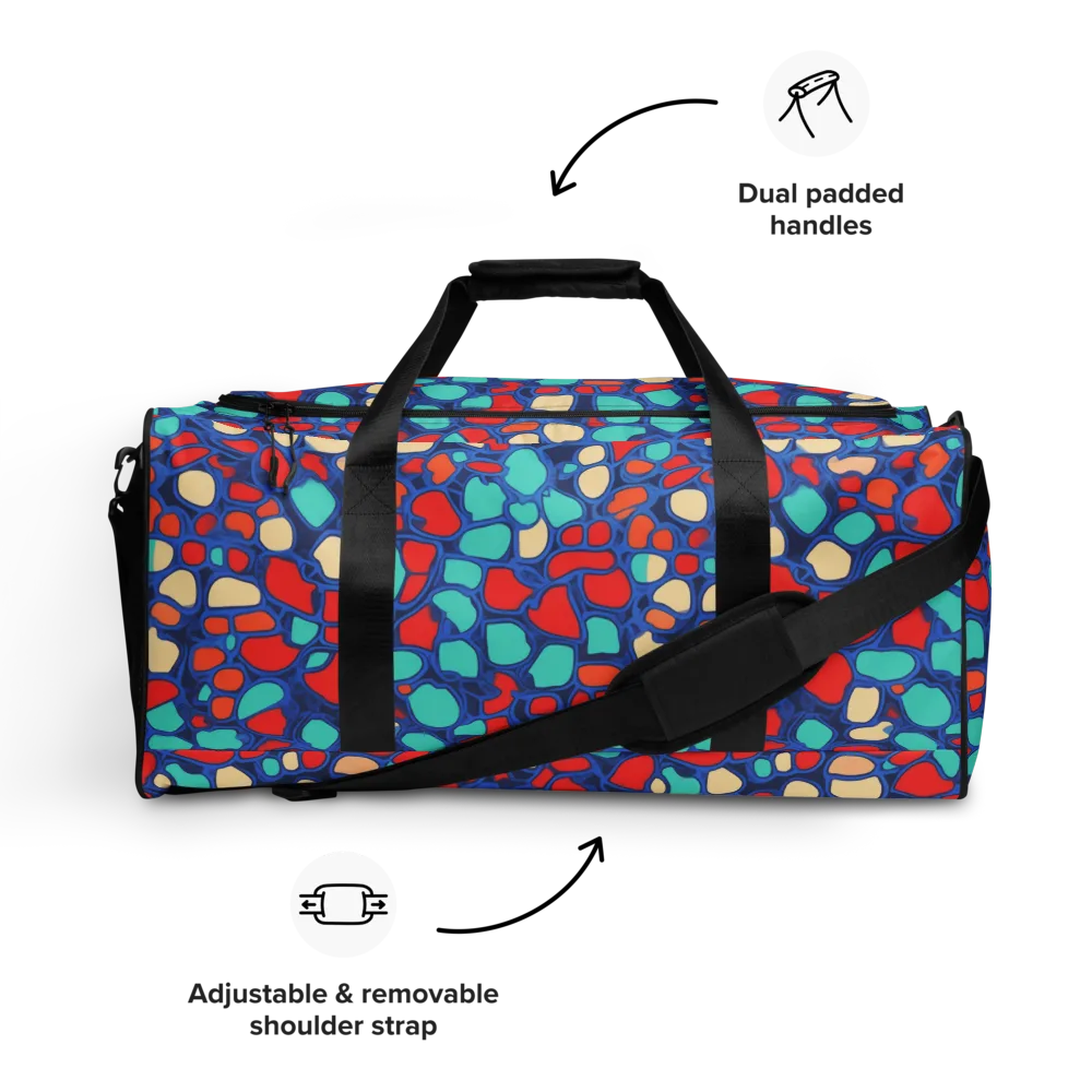 Harbor Shards on Duffle Bag — Front