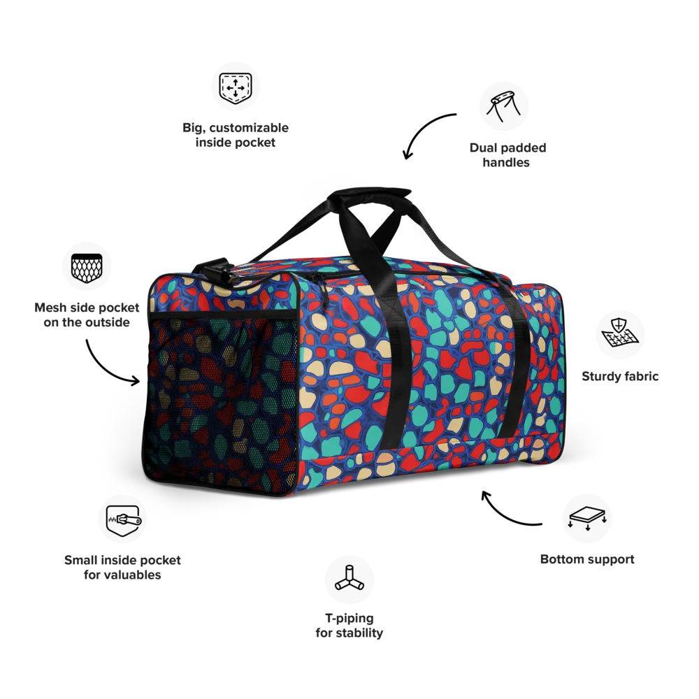 Harbor Shards on Duffle Bag — Right Front