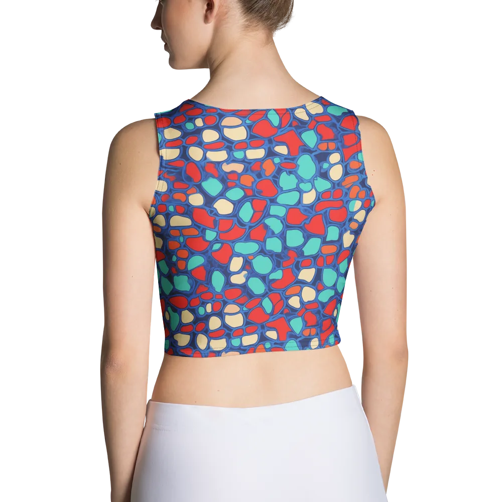 Harbor Shards on Crop Top — Back