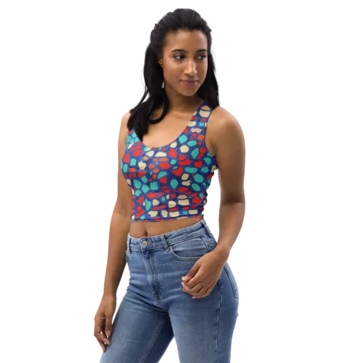 Harbor Shards on a Crop Top