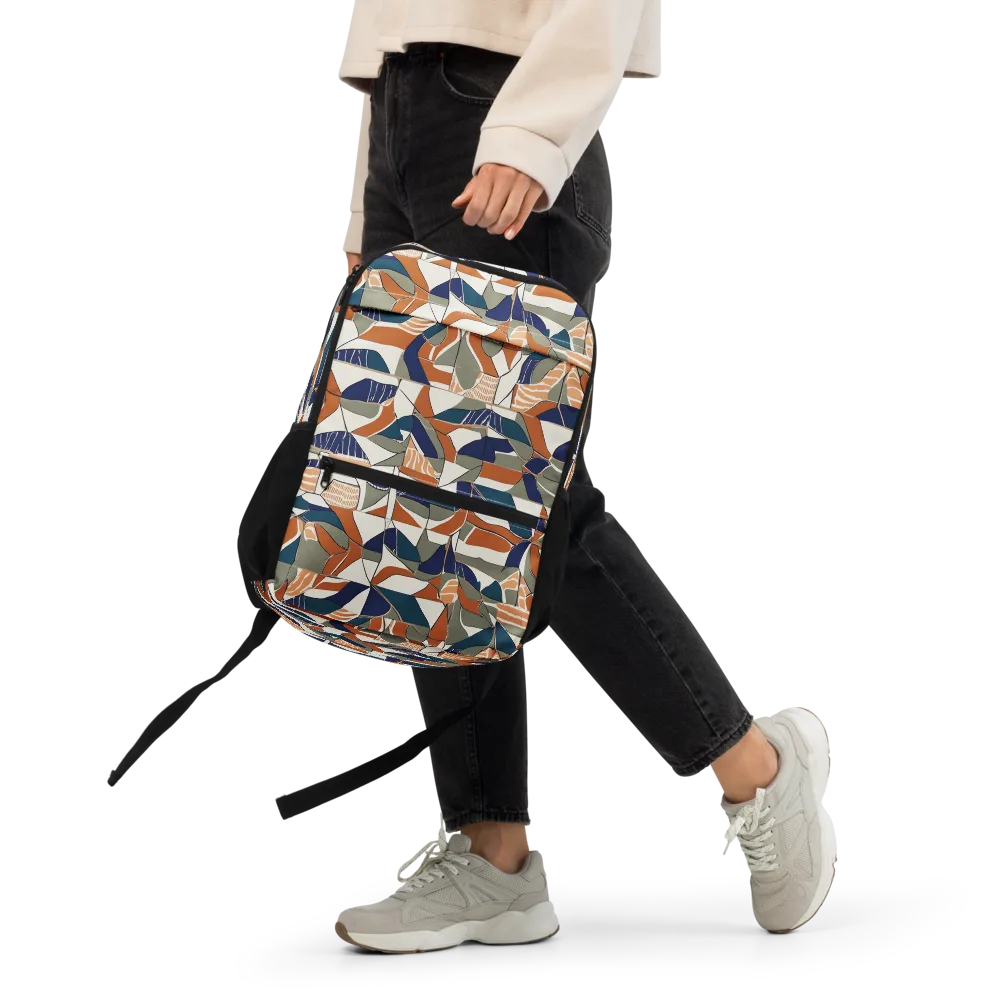 Terracotta Tectonics on Utility Backpack — Front