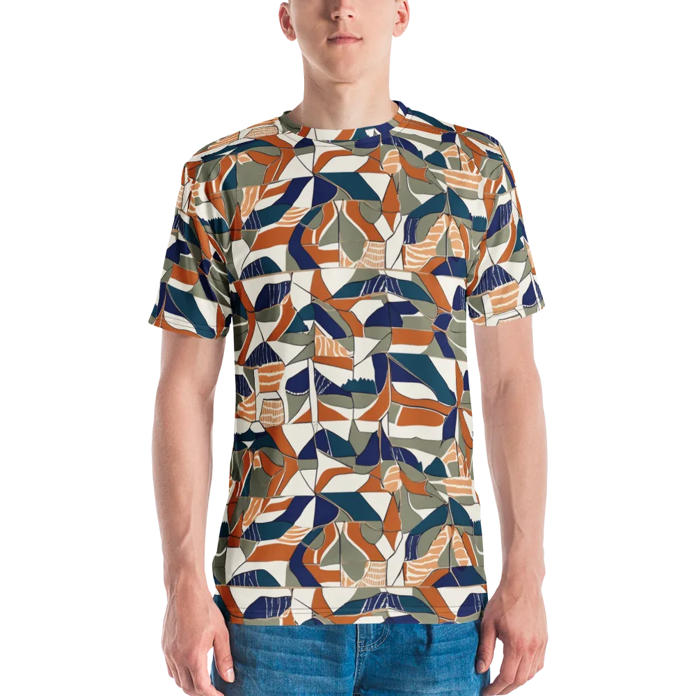 Terracotta Tectonics on Men's Crew Neck T-Shirt — Front