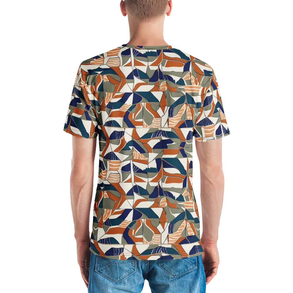 Terracotta Tectonics on Men's Crew Neck T-Shirt — Back