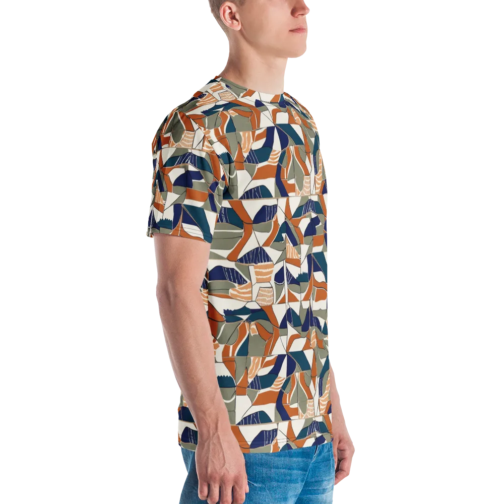 Terracotta Tectonics on Men's Crew Neck T-Shirt — Right