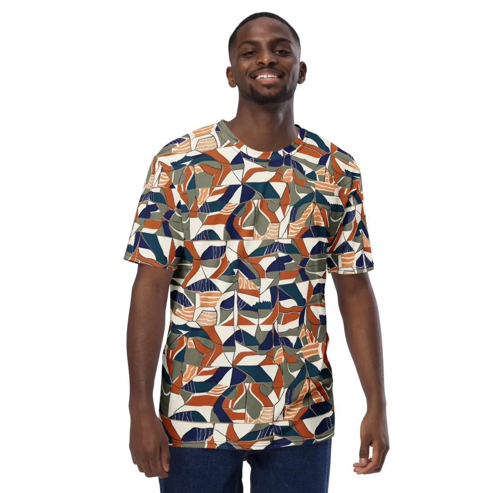 Terracotta Tectonics on Men's Crew Neck T-Shirt — Front