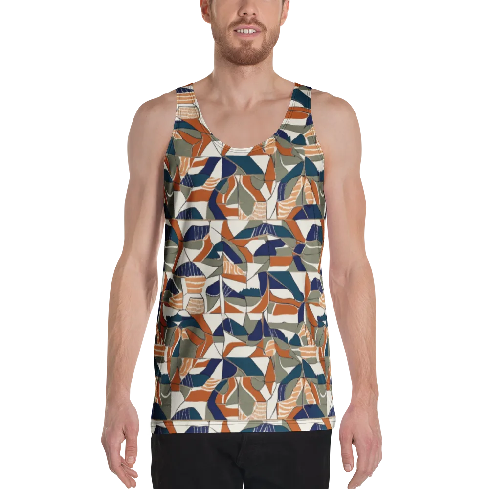 Terracotta Tectonics on Men's Tank Top — Front
