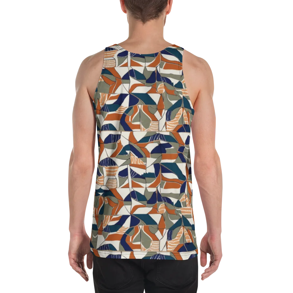 Terracotta Tectonics on Men's Tank Top — Back