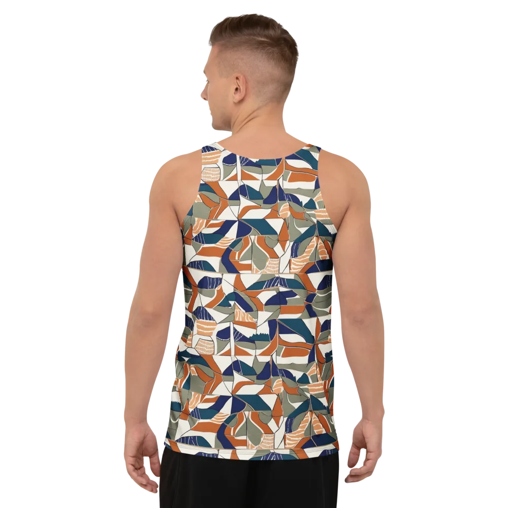 Terracotta Tectonics on Men's Tank Top — Back