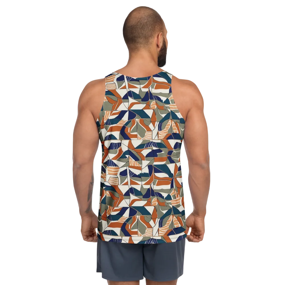 Terracotta Tectonics on Men's Tank Top — Back