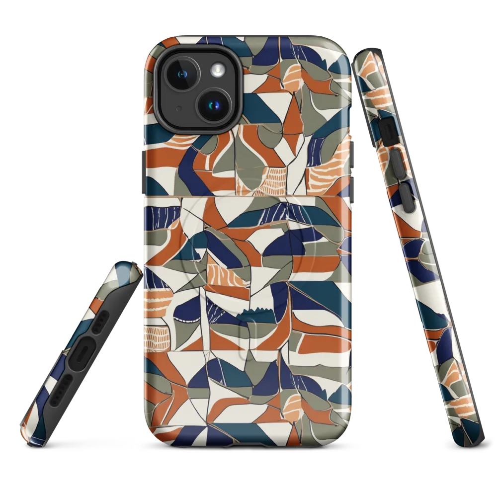 Terracotta Tectonics on MagSafe Tough Case for iPhone® — Front
