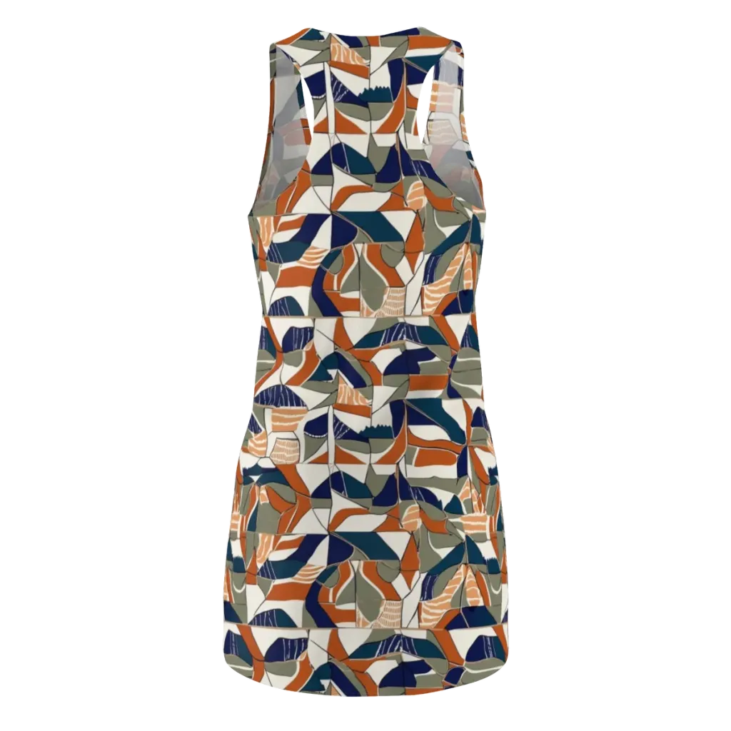 Terracotta Tectonics on Racerback Dress — Back