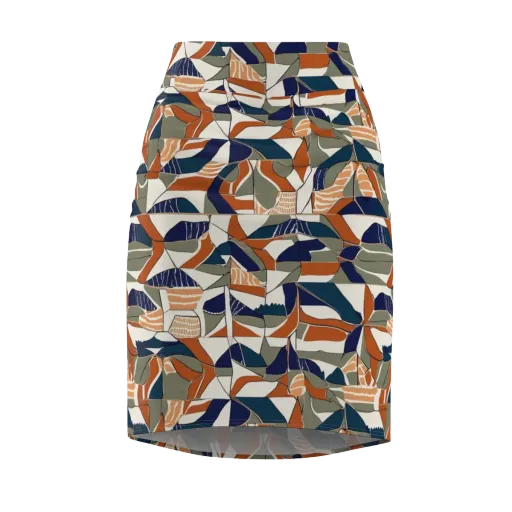 Terracotta Tectonics on a Pencil Skirt