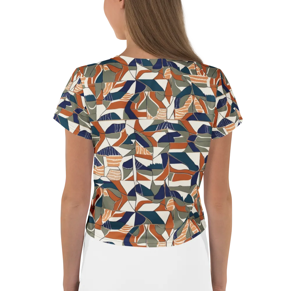 Terracotta Tectonics on Crop Tee — Back