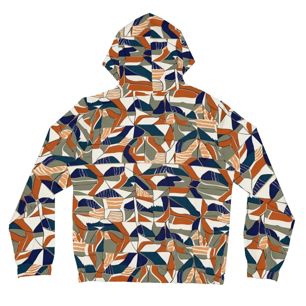 Terracotta Tectonics on Women's Full-Zip Hoodie — Back
