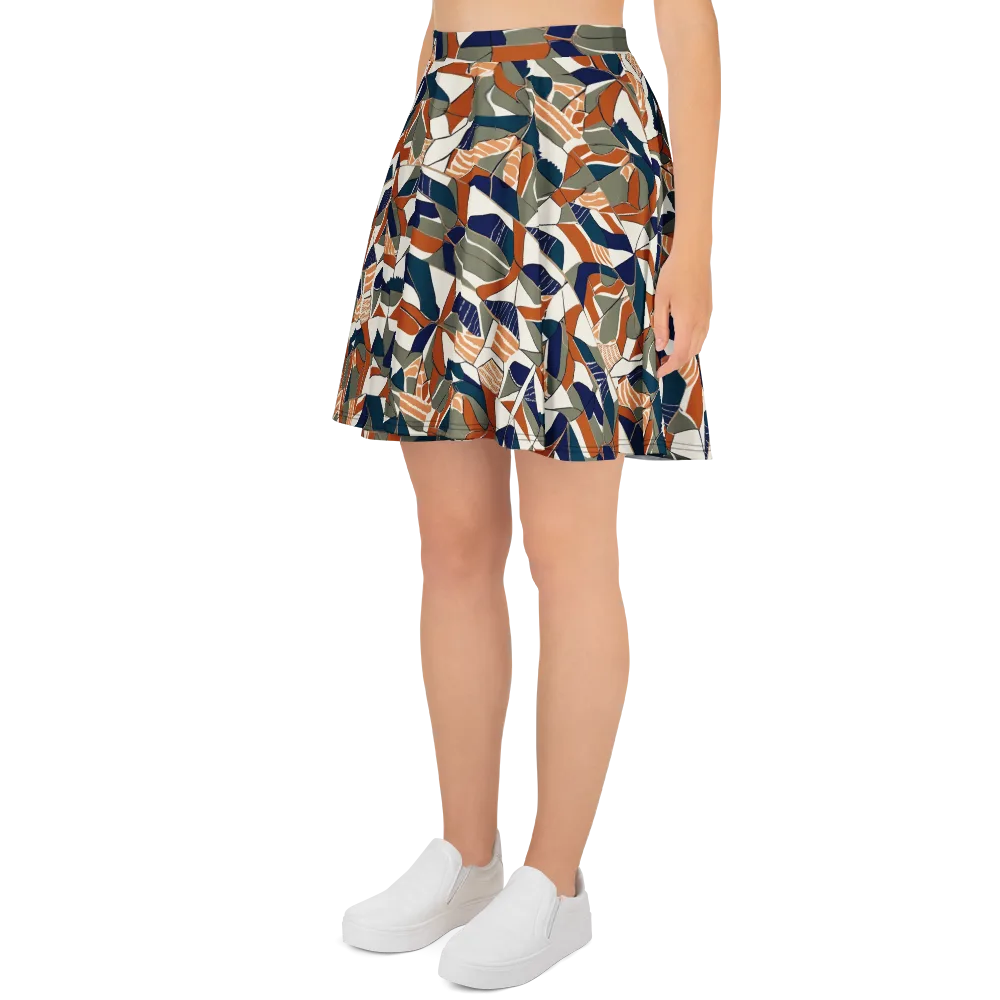 Terracotta Tectonics on Skater Skirt — Left