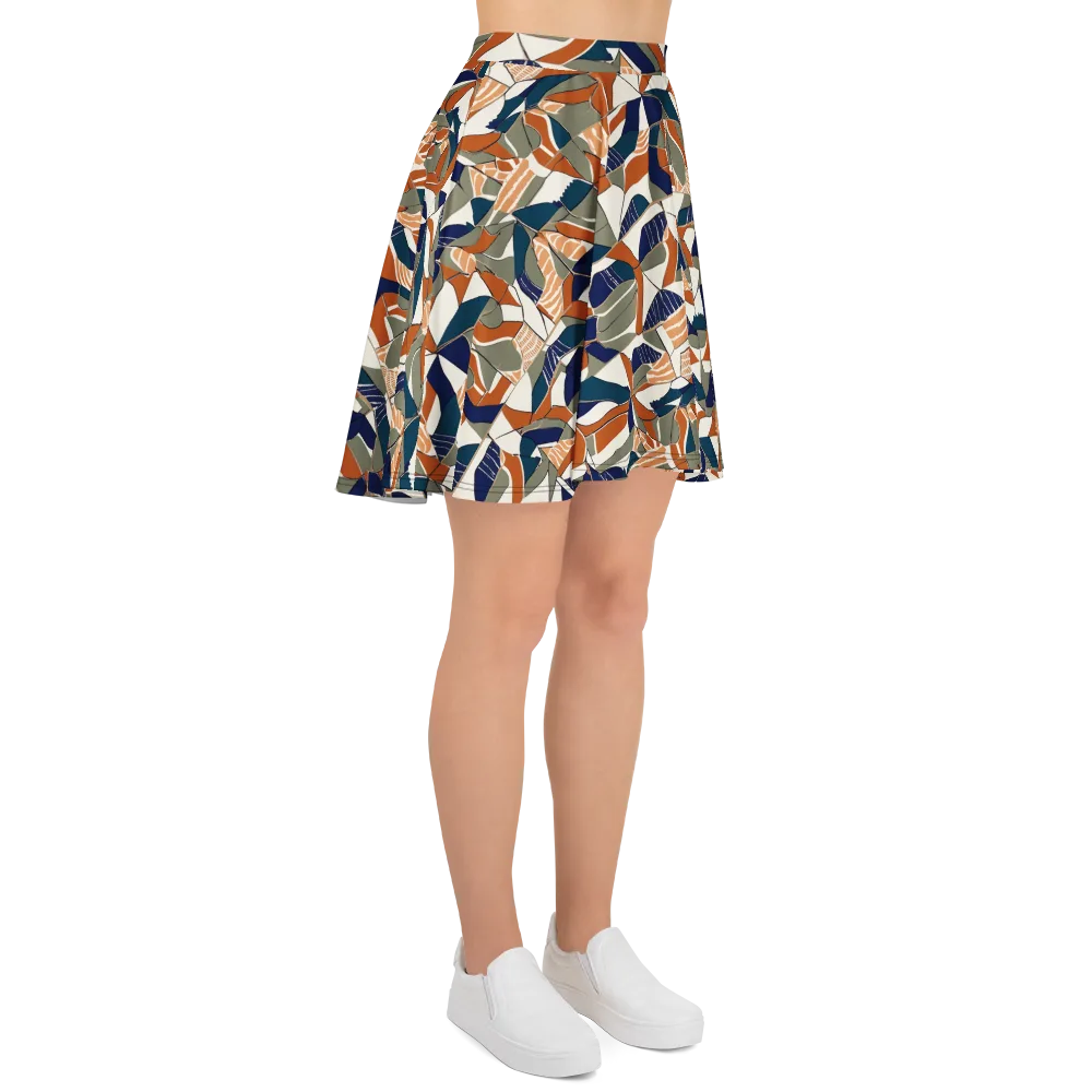 Terracotta Tectonics on Skater Skirt — Right