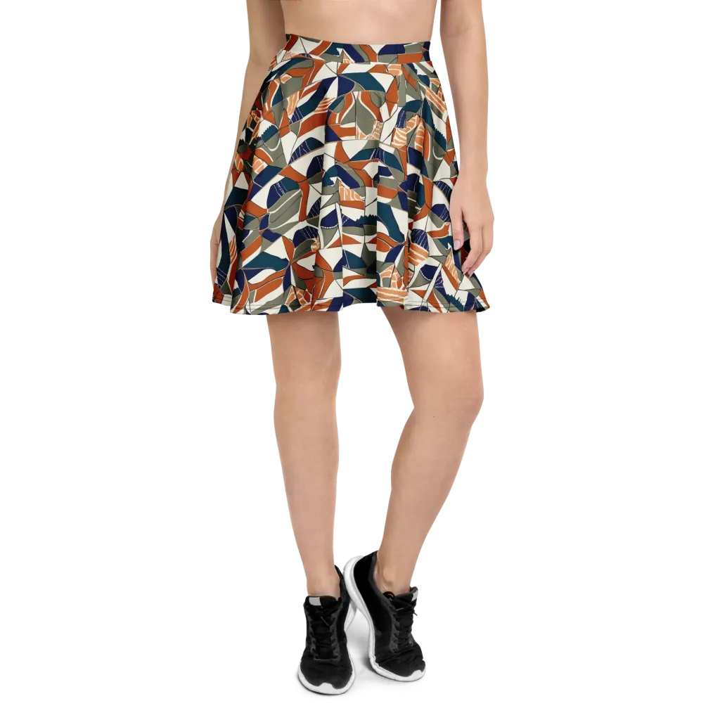Terracotta Tectonics on Skater Skirt — Front