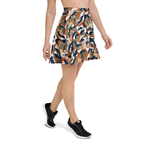 Terracotta Tectonics on a Skater Skirt