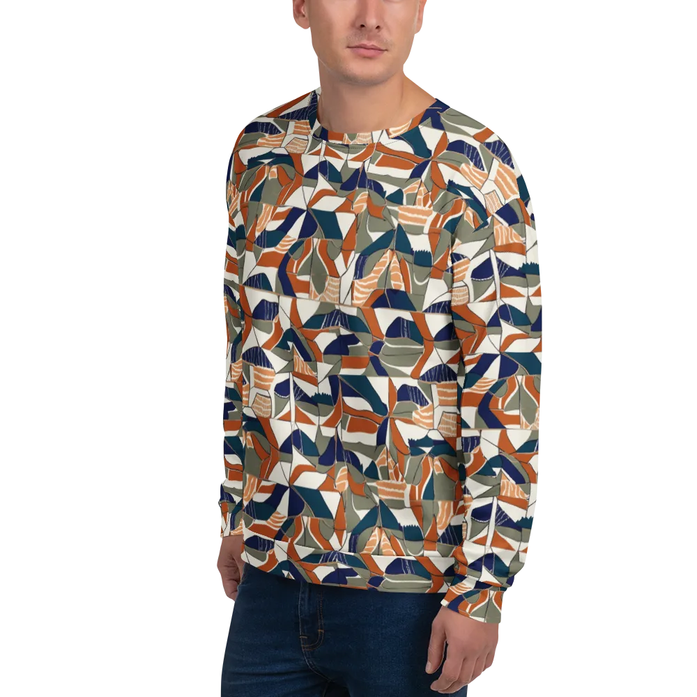 Terracotta Tectonics on Sweatshirt — Left Front