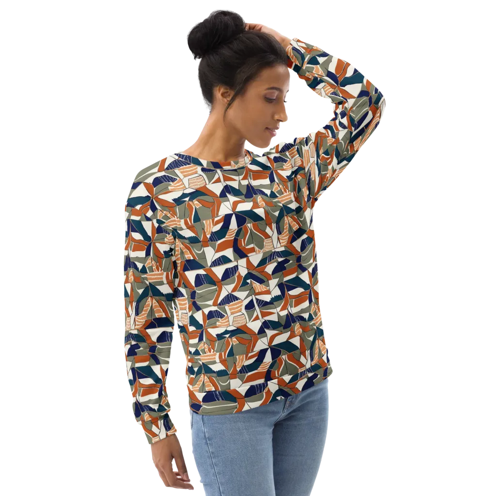 Terracotta Tectonics on Sweatshirt — Right Front