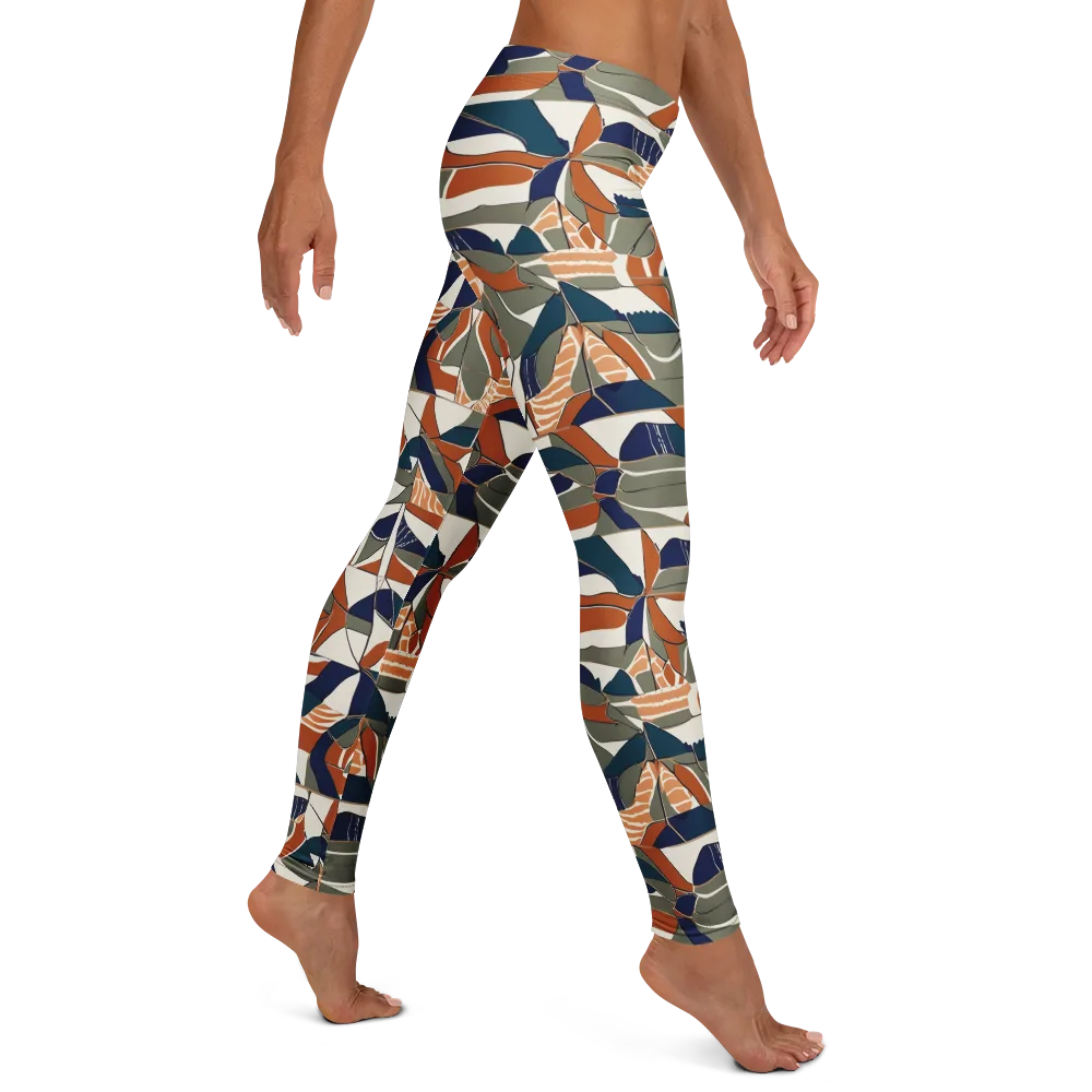 Terracotta Tectonics on Leggings — Right