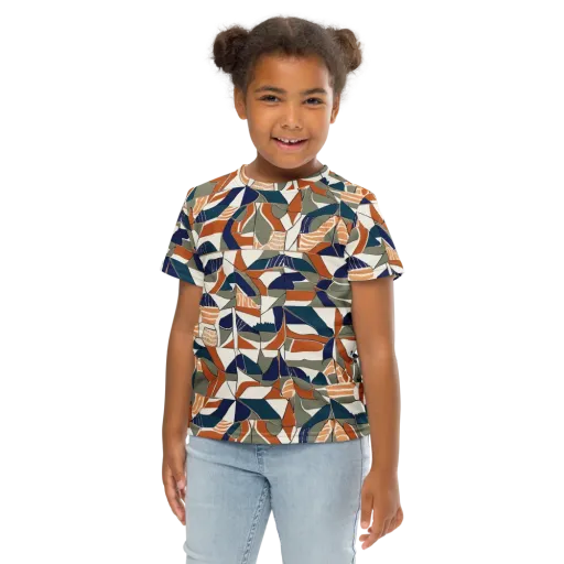 Terracotta Tectonics on a Kids Crew Neck T-Shirt
