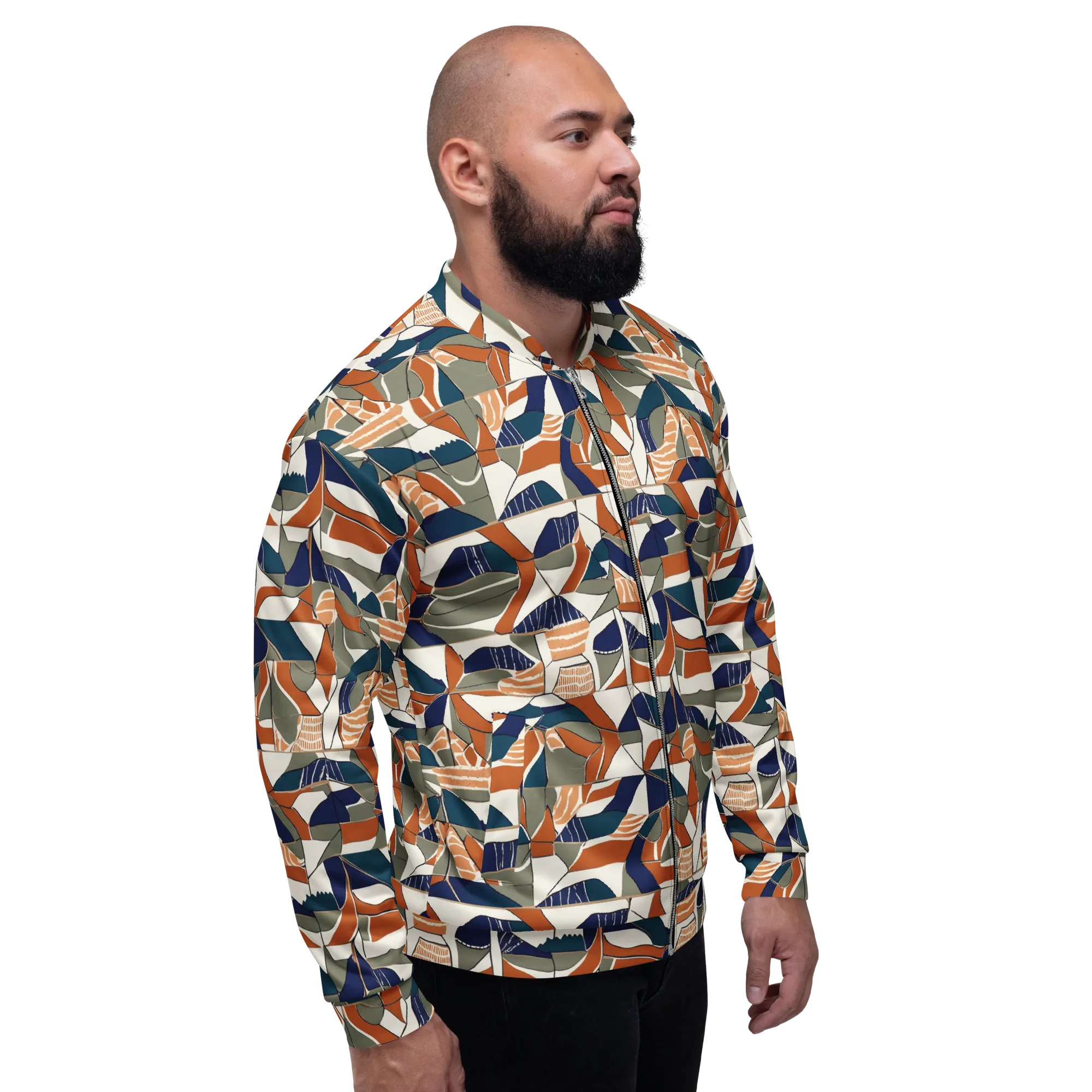 Terracotta Tectonics on Bomber Jacket — Right
