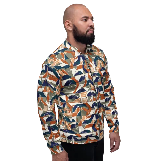 Terracotta Tectonics on a Bomber Jacket